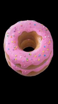 Satisfying Pink Donuts, Beautiful Girl Pop Up #shorts #donuts #yummy #asmr