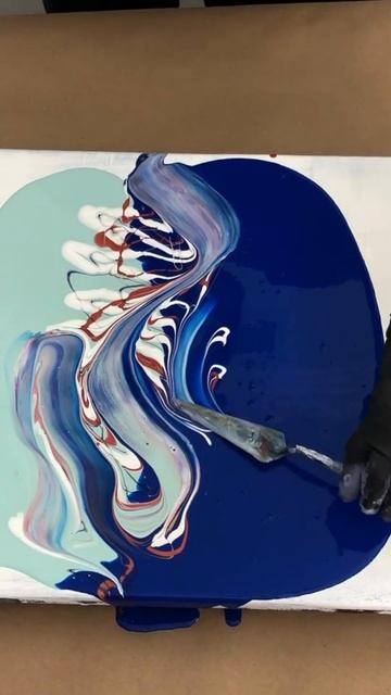 Soft Swirls of Acrylics
