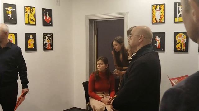 Открытие выставки Геннадия Маркова "Графика: Женские Образы" Галерея Жизнь Цвета