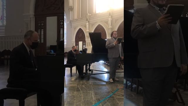 Cathedral of the Holy Cross Boston, Tenor Solo before mass. 12/9/21