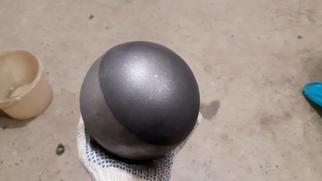 Шар металлический пустотелый