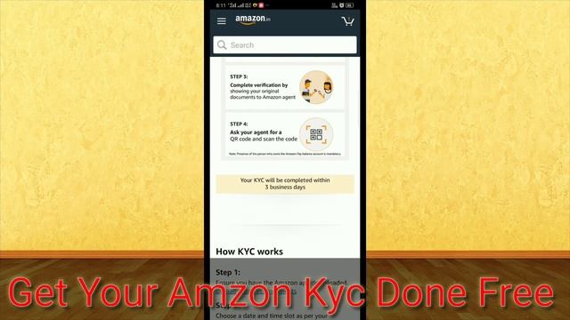 Get Your Amazon Kyc Done Free At Home From all over India