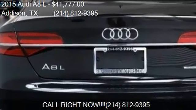 2015 Audi A8 L 3.0T quattro AWD 4dr Sedan for sale in Addiso