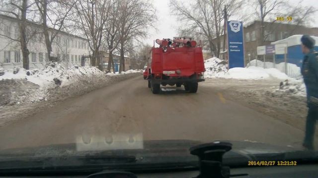 Противопожарная служба потеряла лесенку