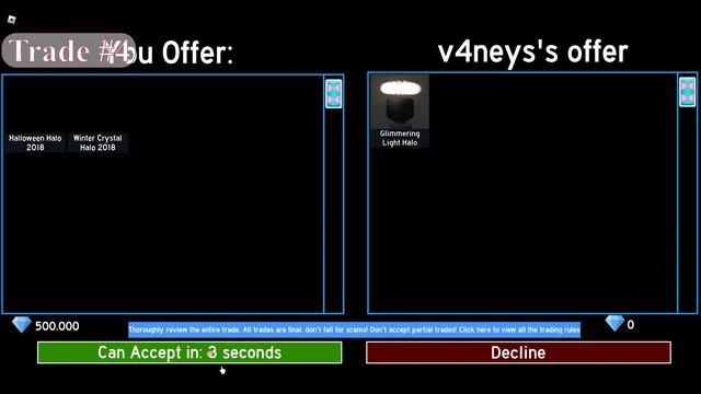 my successful halo trades *OMG* | royale high