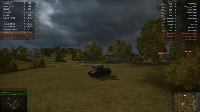 world of tanks Рыбатцкая Бухта [KB152] vs [-BMW-] свет всему голова 1/2