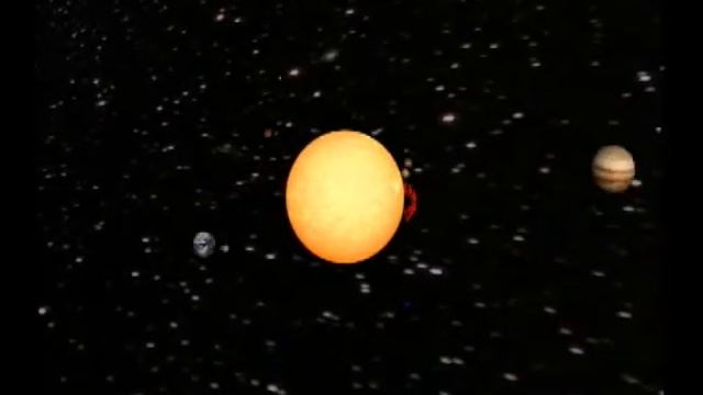 3DS Max solar system test