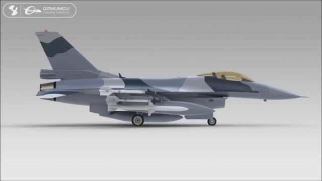 F16 SolidWorks: Render Scene Album02_Combat Loaded_Part-I