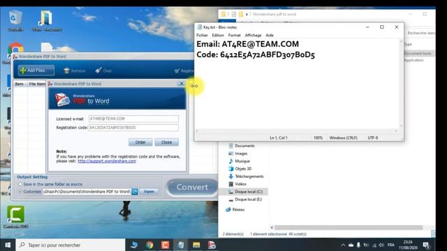 Transformer un fichier PDF vers WORD تحويل ملف من البي دي اف الى الوورد