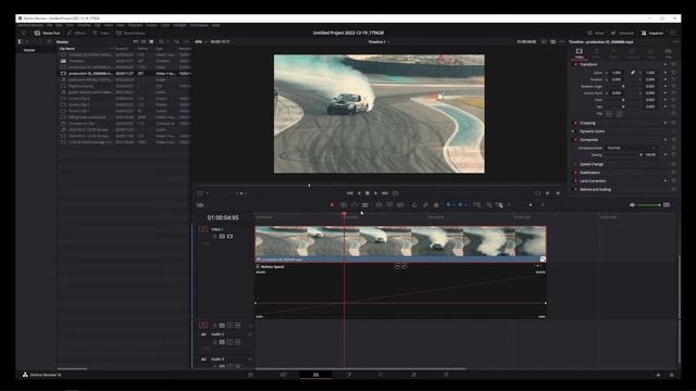 How To Gradually Increase Video Clip Speed On A Curve In DaVinci Resolve 18