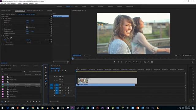 Premiere Pro CC : How to do the Ghost Effect