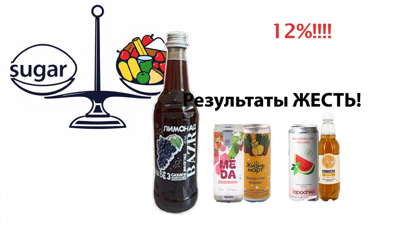 Проверяем лимонады БЕЗ САХАРА Bazr Виноград может лучше колы?