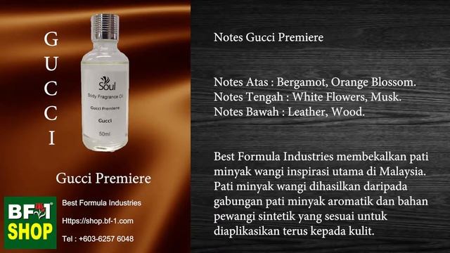 Pati Minyak Wangi Gucci Gucci Premiere