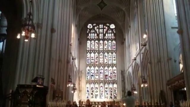 Choir practice @ Bath Abbey