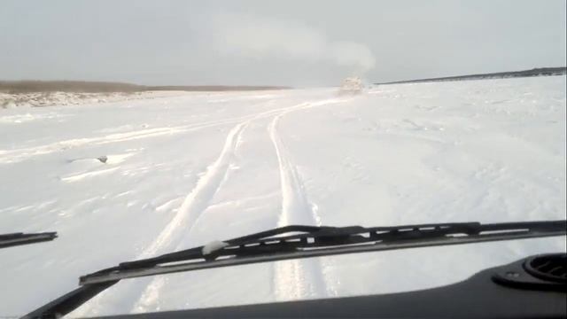 Камаз.Зимник 2013 Якутия.Видео 6.