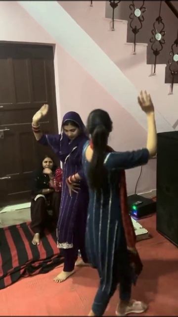 Young Village Girl's Family Dance