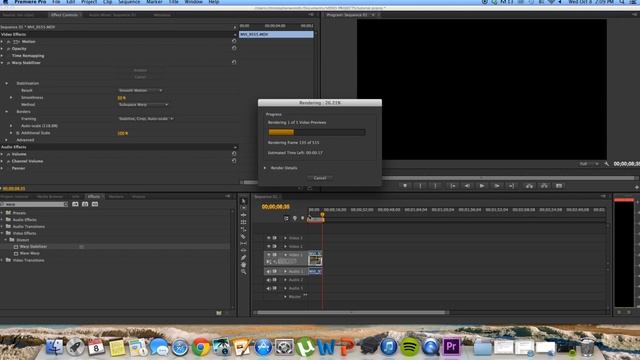 How To Stabilize Footage in Premiere Pro CS6 With Warp Stabilizer