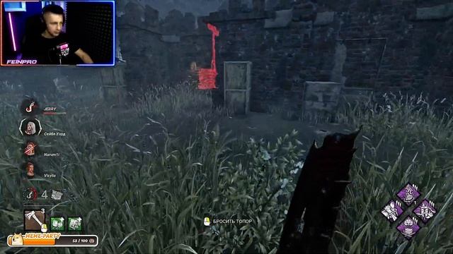 Охотница, играем в кошки мышки Dead by Daylight (дбд)