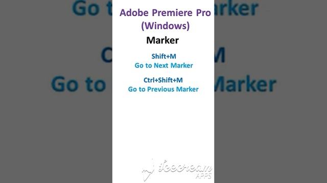 Adobe Premiere Pro shortcut key #adobepremierepro #adobepremiereprocc #shortsvideo #adobe #shorts