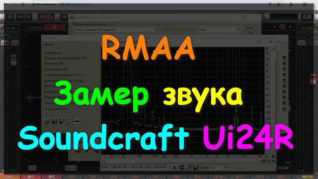 RMAA замер SoundCraft Ui24R
