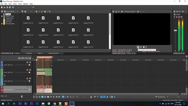 CÁCH LÀM INTRO MỞ ĐẦU VIDEO YOUTUBE ĐẸP NHANH NHẤT | SONY VEGAS PRO 16 |  elearning supporter