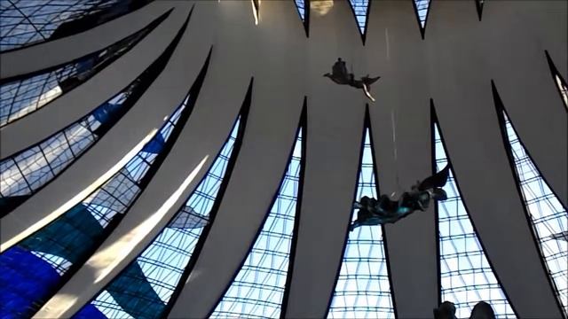 Catedral Metropolitana de Brasília  Filmagens. Fotógrafo Paulo Resende.