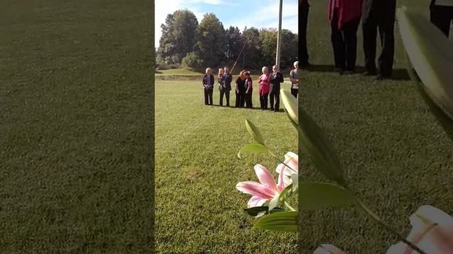 My sister Pam's memorial dove release
