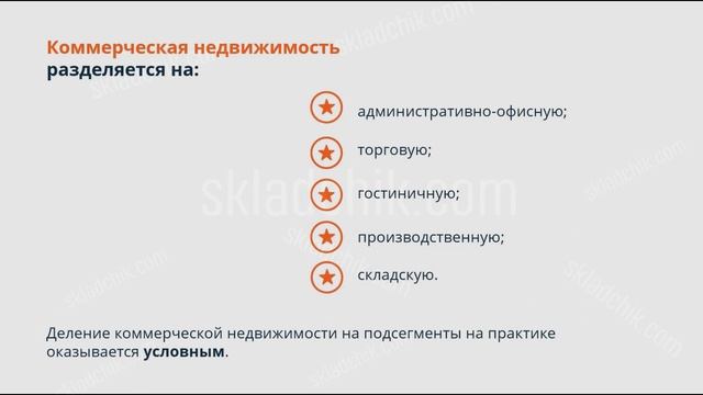 2.1. Сегменты рынка недвижимости или фокус агента