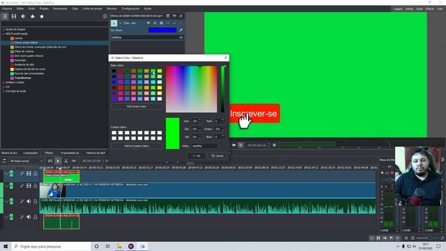 Como usar o efeito de Chroma Key no Kdenlive editor de vídeo (Vídeo 05)