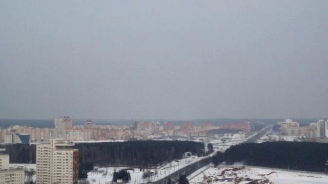 Вид Минск с библиотеки