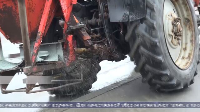 11.03.2025 Дорожники круглосуточно ведут борьбу с гололедицей в Южно-Сахалинске