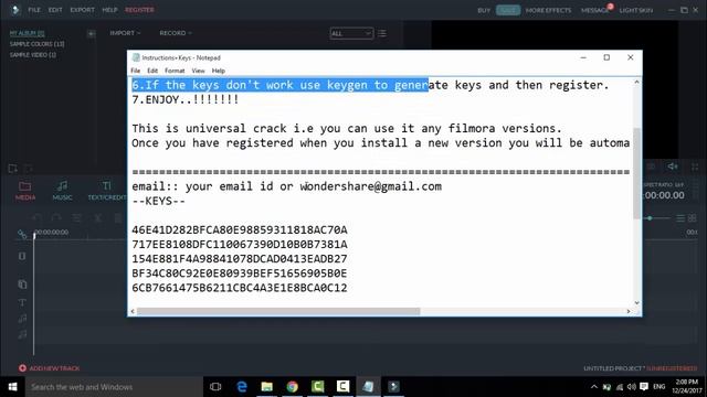 [100%]How to download and Register Wondershare Filmora 8 for free Lifetime With Proof