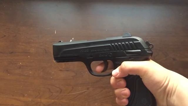 Gas pistol~ shooting full magazine in slow motion (250fps)