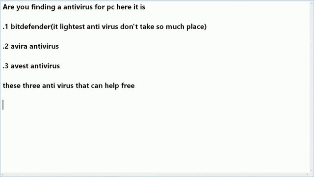 TOP FREE ANTI VIRUS EASY TO DOWNLOAD