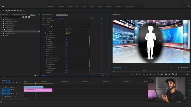 Como fazer RECORTE de CHROMA KEY utilizando o ULTRA KEY | Tutorial de Adobe Premiere Pro