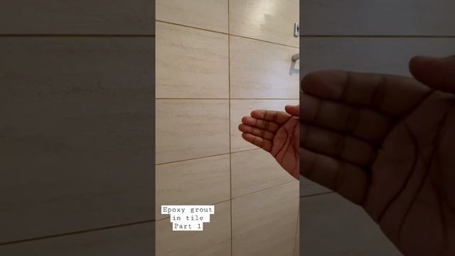 Advantages of Epoxy grout in bathroom wall & floor | #epoxygrout #epoxy #bathroom #construction