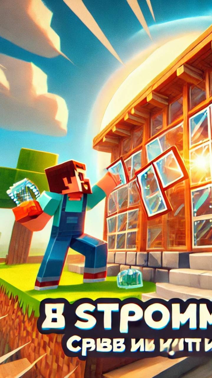 🏠 Добавляем окна в дом! Свет и уют в Minecraft ✨