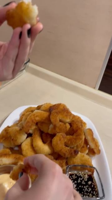 Креветки в панировке