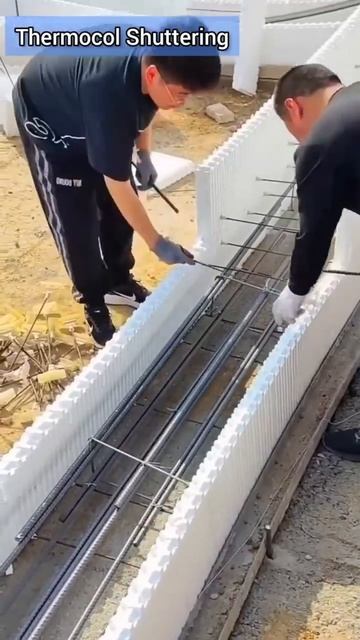 Thermocol Shuttering #shorts #viral #construction #bricks