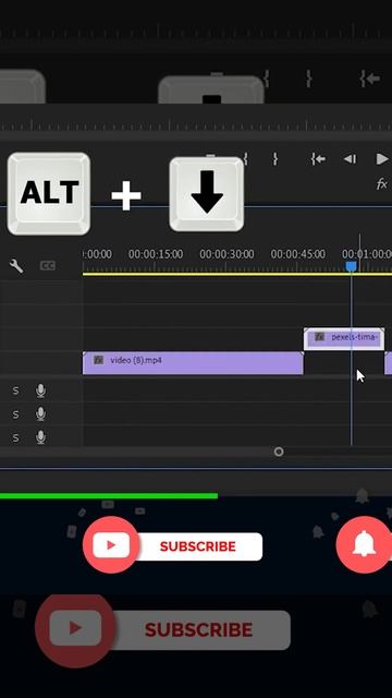 🖱Arrange Video Clips Without Mouse in Adobe Premiere 🔥🔥|  Learn Video Editing | #OVSLearning
