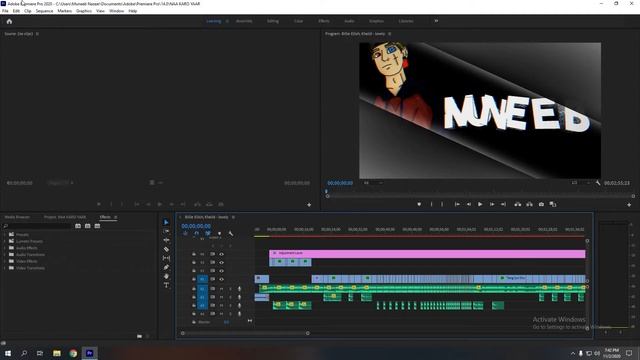 Lets talk about montages - Adobe Premiere Pro / Muneeb Plays