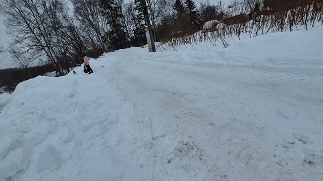 Приехали делать горку 19.01.2025