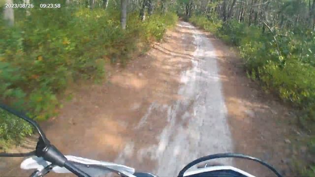 KPX 250 - Pine Barrens - Little after 4 minutes, trail gets fun.