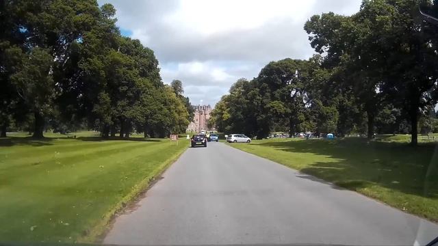 Summer Drive To Visit Glamis Castle Angus Scotland