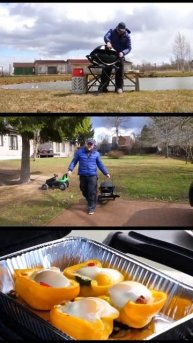 ОБЗОР туристического ГРИЛЯ weber q2200 #гриль #maestrobbq #shorts