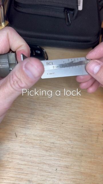 Picking this mortise cylinder that I “fount” 😂🤦♂️.