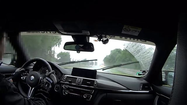 BMW M4 in the rain @ BMW M Fascination Nordschleife 2014