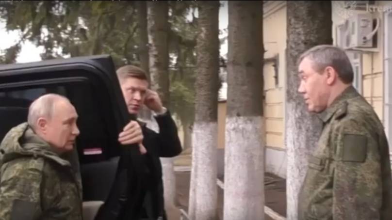 Путин приехал в Курскую область. К чем бы это.