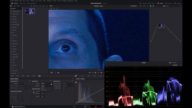 Guida avanzata al Noise Reduction in DaVinci Resolve