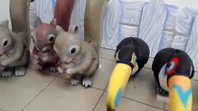 animales de la selva 3D